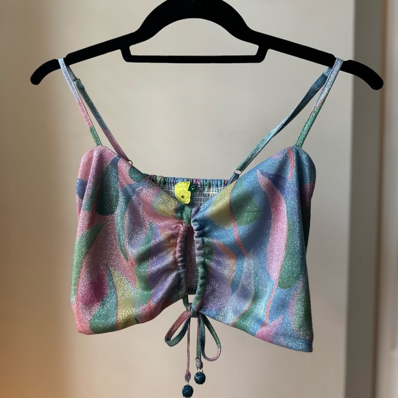 Farm Rio Set – Cropped Top & Pleated Skirt - Picture 1 of 3